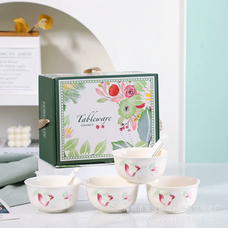 Porcelain Dinnerware Set Gift Box tableware view 3