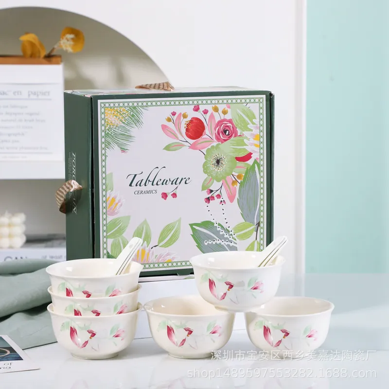 Porcelain Dinnerware Set Gift Box tableware view 4