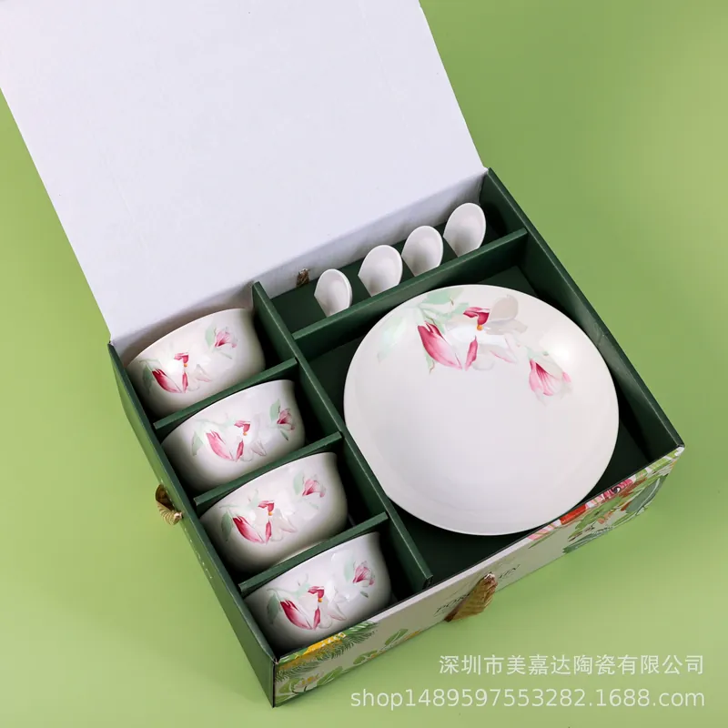 Porcelain Dinnerware Set Gift Box tableware view 9