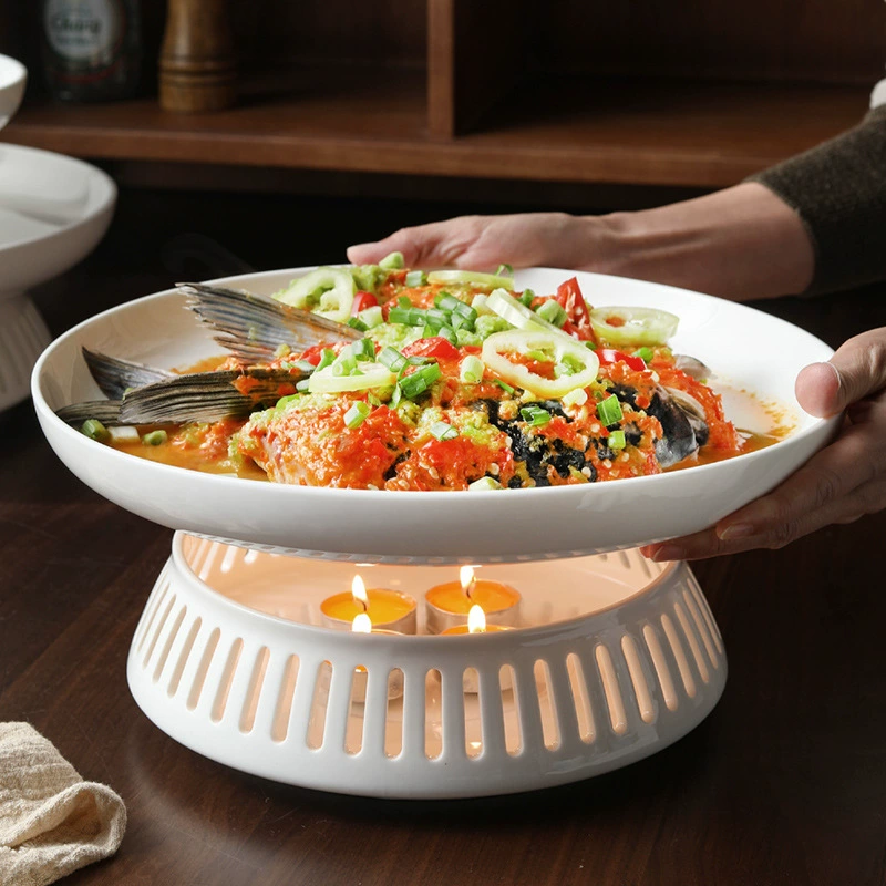 Porcelain Warming Serving Dish tableware view 2