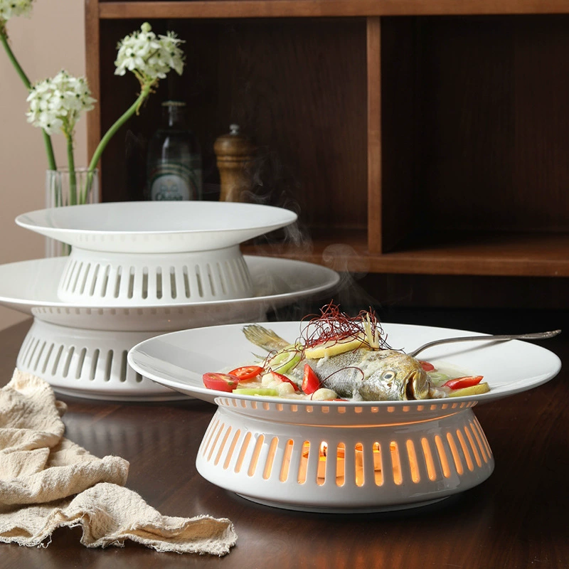 Porcelain Warming Serving Dish tableware view 3