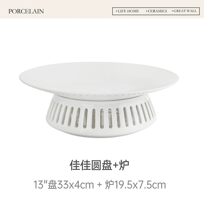 Porcelain Warming Serving Dish tableware view 10