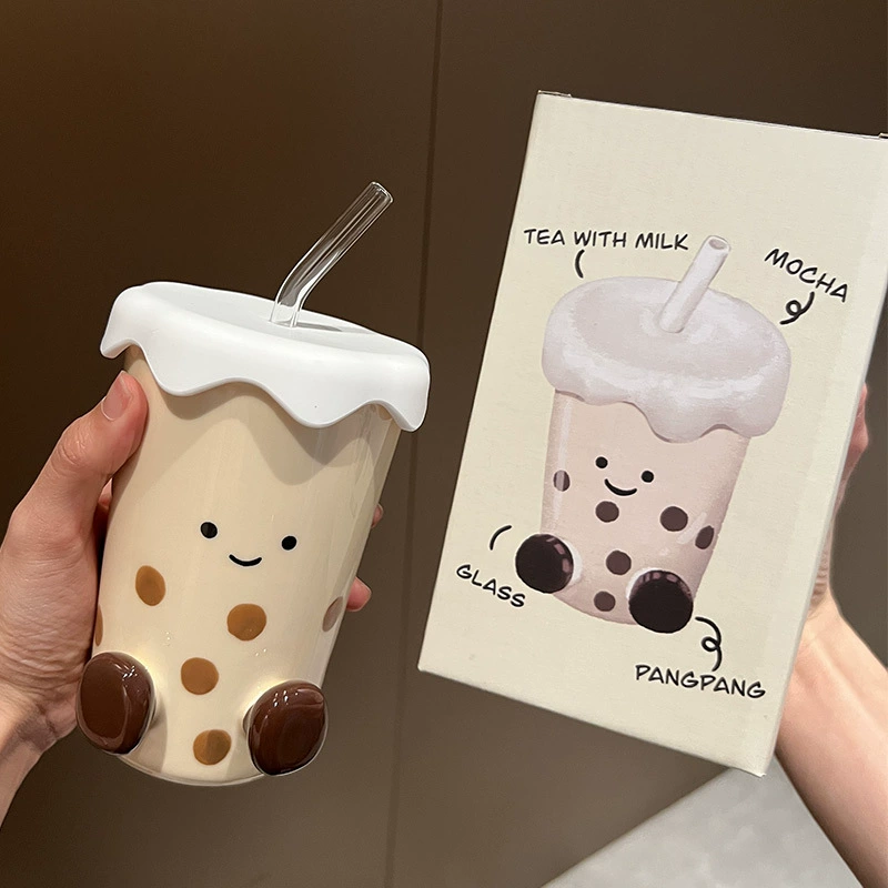 Ceramic Mug with Hand-Painted Design