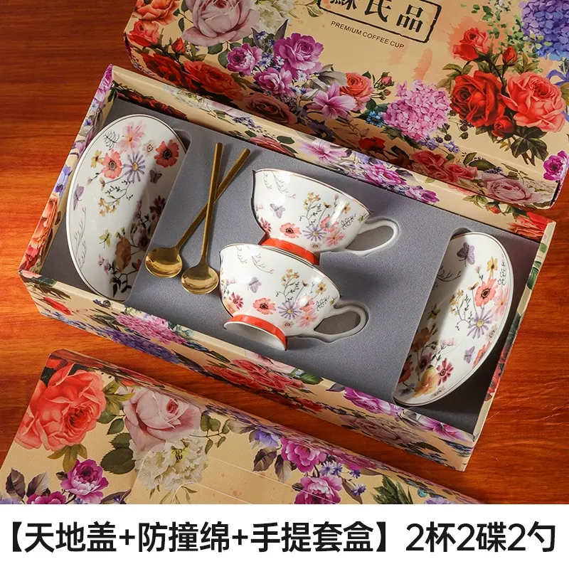 Bone China Coffee Cup and Saucer Set tableware view 8