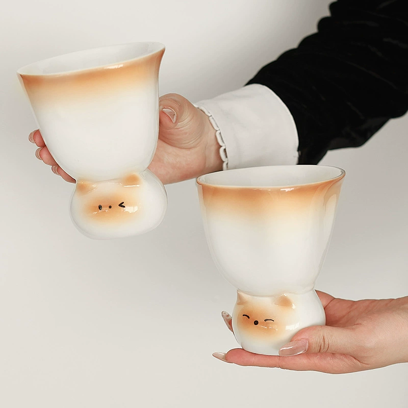 Mug en céramique avec motif chat tableware view 2