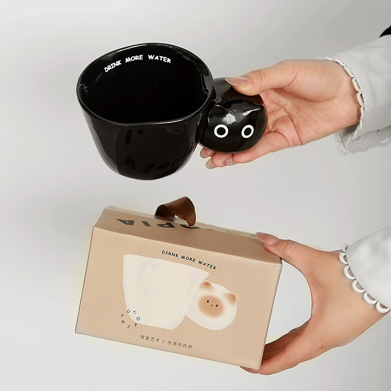 Mug en céramique avec motif chat tableware view 3