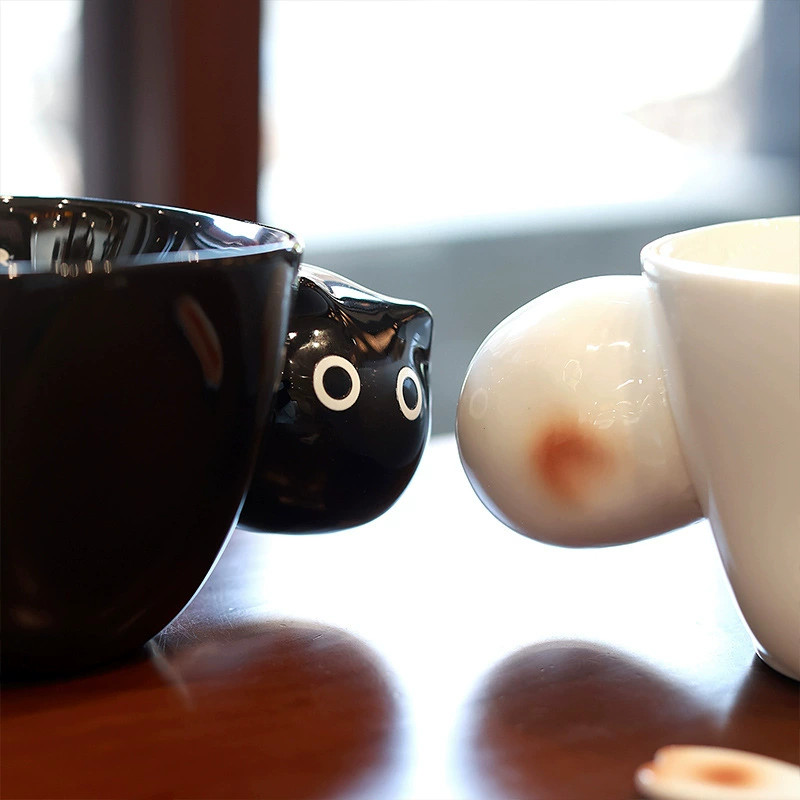 Mug en céramique avec motif chat tableware view 4