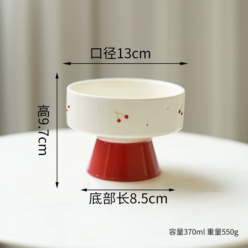 Ceramic Fruit Plate with Cream Style tableware view 9