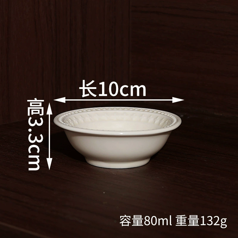 Porcelain Dinner Set with Cream Style tableware view 6