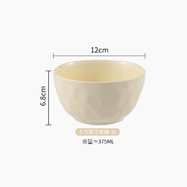 Ceramic Dinnerware Set with Bowls and Plates tableware view 6