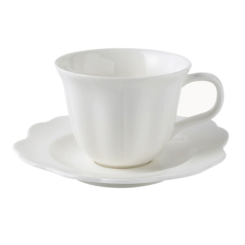 Porcelain Coffee Cup and Saucer Set tableware view 5