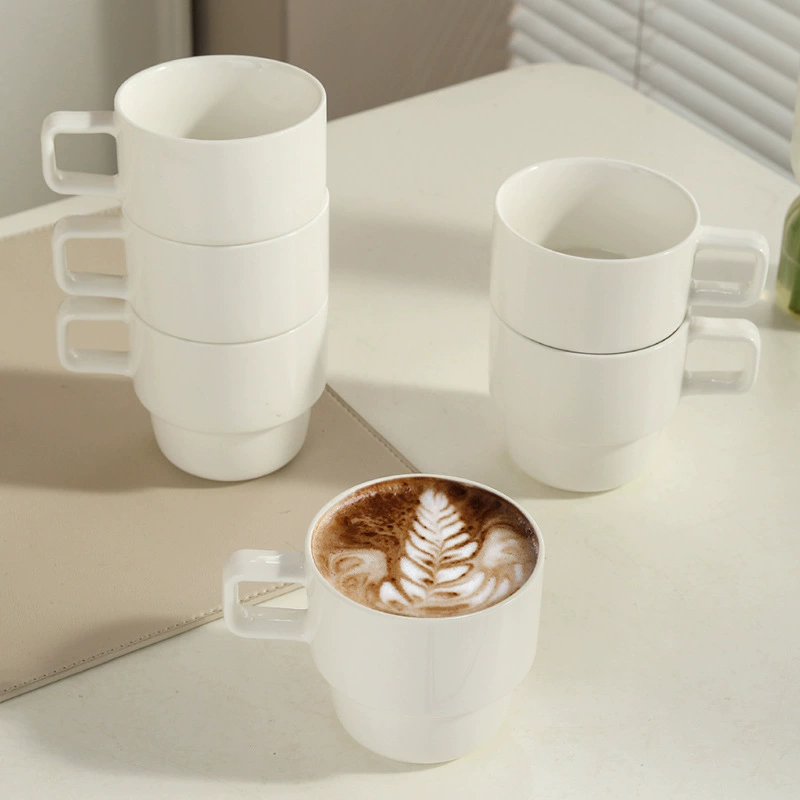 Stackable Porcelain Coffee Mug
