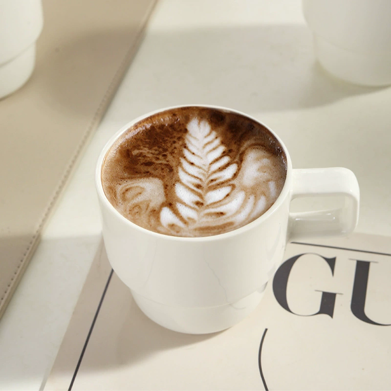 Stackable Porcelain Coffee Mug tableware view 4