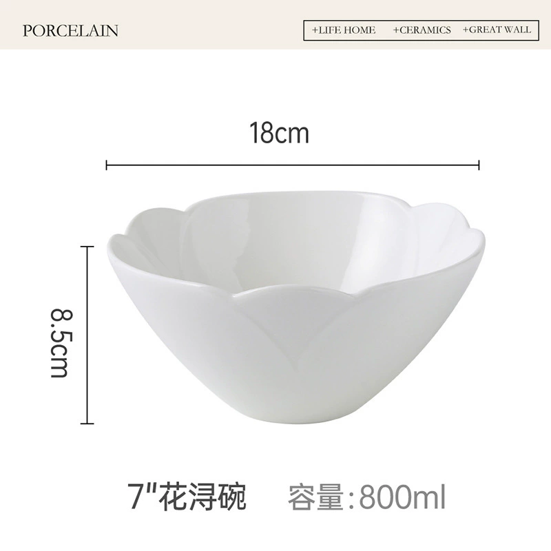 Фарфоровая миска для лапши tableware view 7