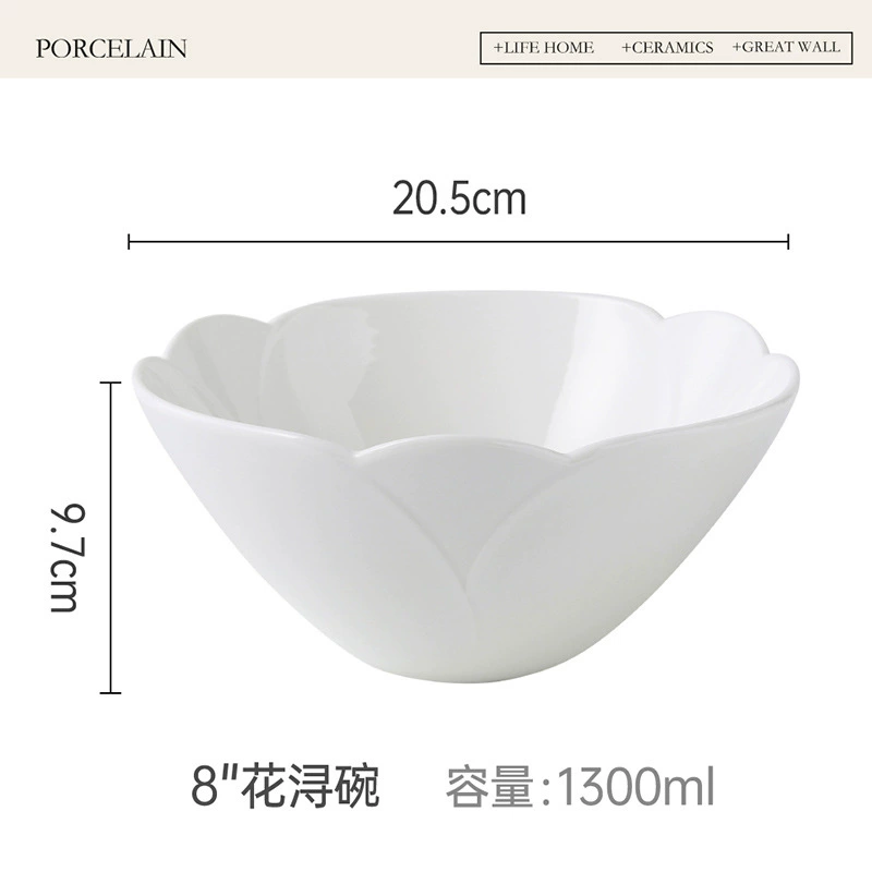 Фарфоровая миска для лапши tableware view 8