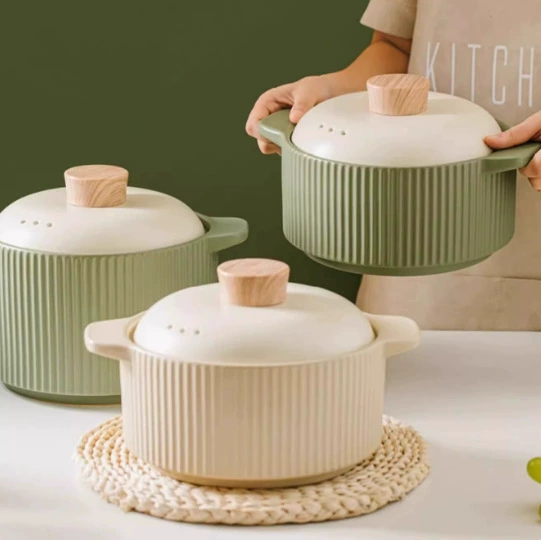 Ceramic Casserole for Gas Stove tableware view 3