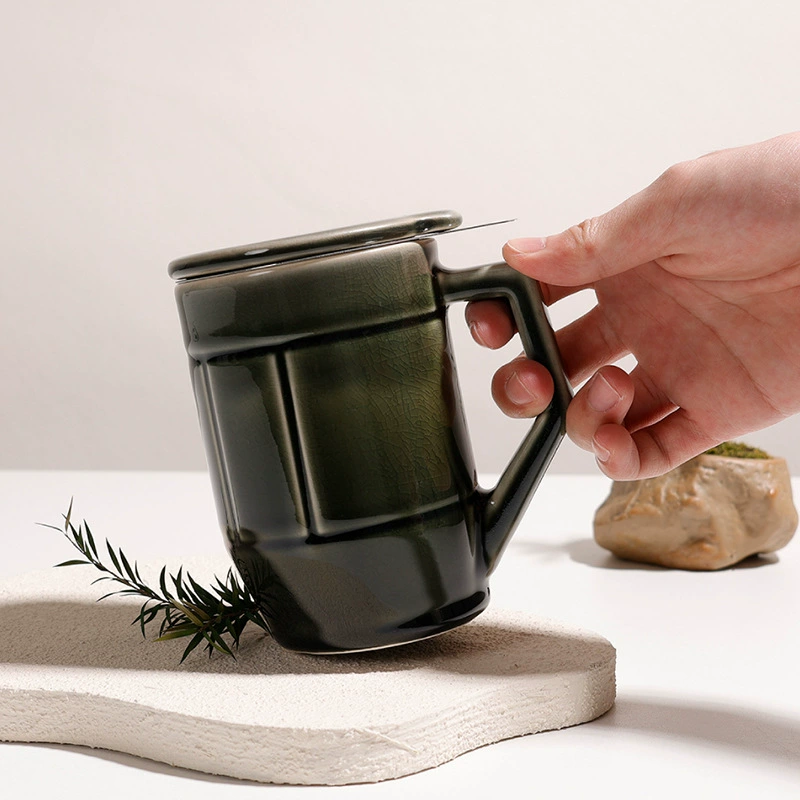 Porcelain Tea Infuser Mug tableware view 4