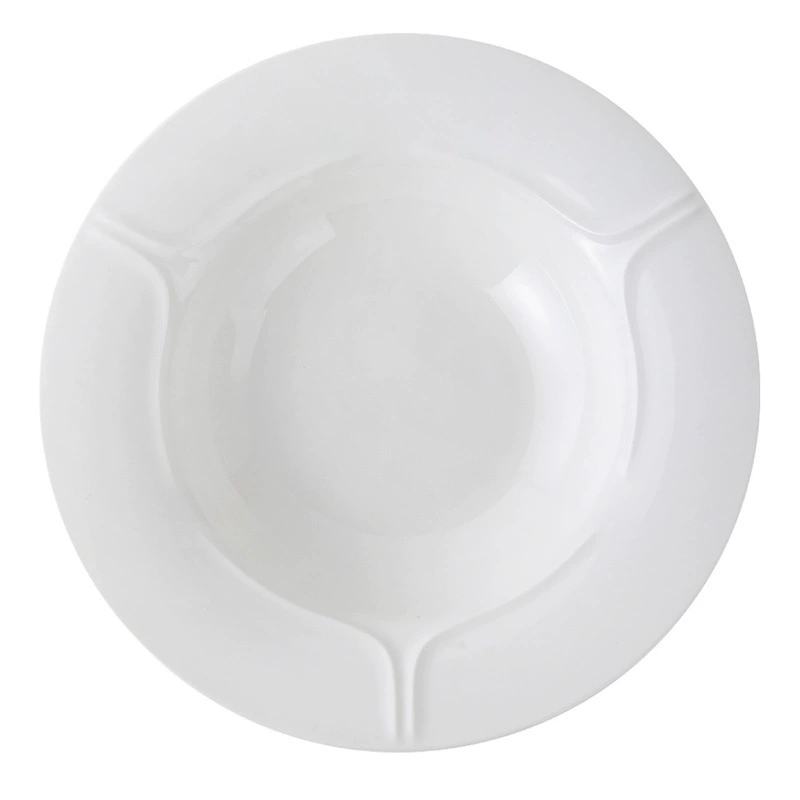 طبق شوربة بورسلين بنقش بارز tableware view 5