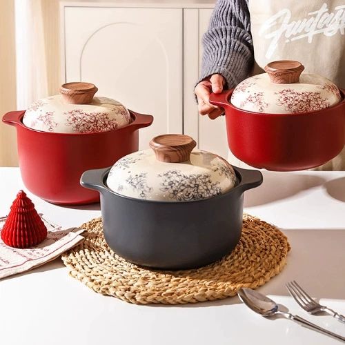 Ceramic Casserole for Gas Stove tableware view 2