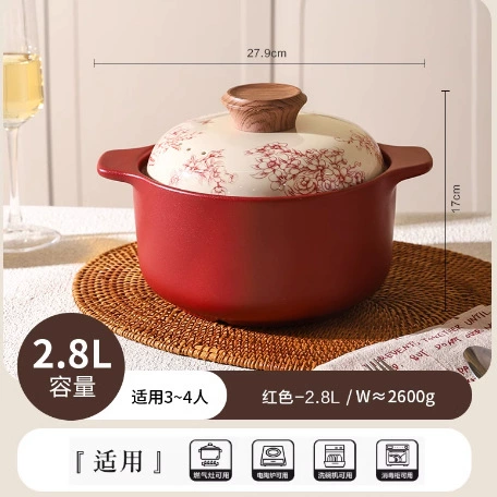 Ceramic Casserole for Gas Stove tableware view 6