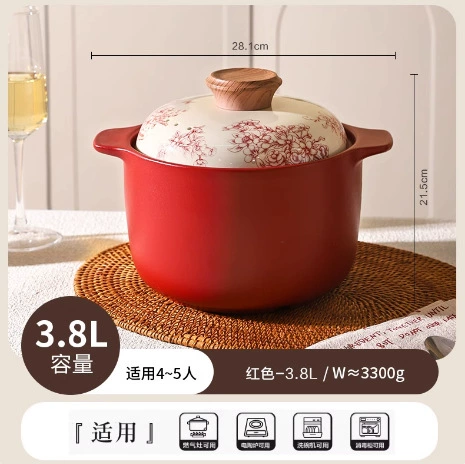 Ceramic Casserole for Gas Stove tableware view 8
