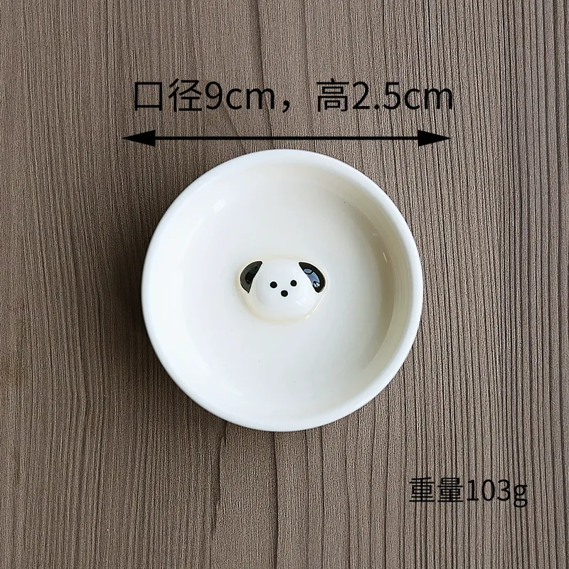 Conjunto de tigela e prato de porcelana com design em relevo tableware view 6