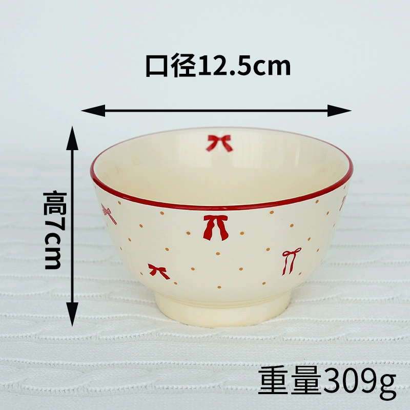 طقم وعاء وطبق بورسلين بتصميم فراشة tableware view 8