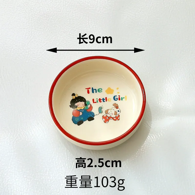 طقم وعاء وطبق بورسلين بتصميم كلب tableware view 7