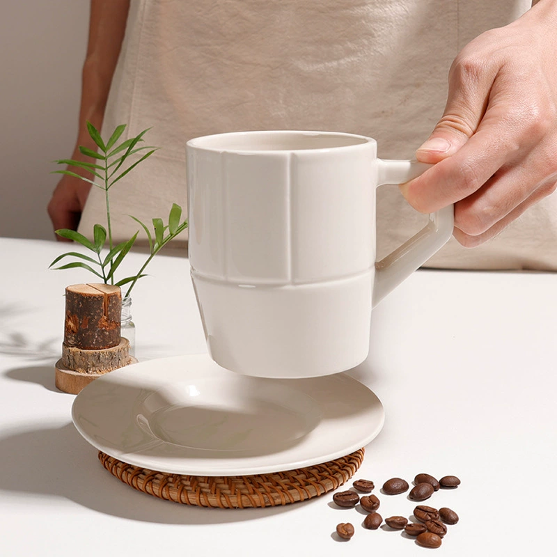 Porcelain Cup and Saucer Set tableware view 2