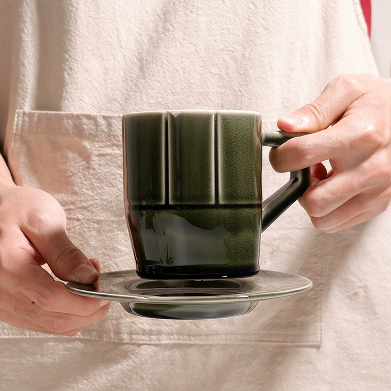 Porcelain Cup and Saucer Set tableware view 3