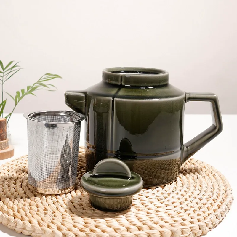 Porcelain Coffee Set with Sugar Bowl tableware view 2