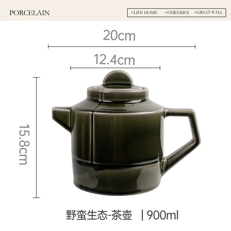 Porcelain Coffee Set with Sugar Bowl tableware view 11