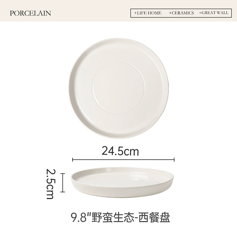 طبق ستيك من البورسلين tableware view 8