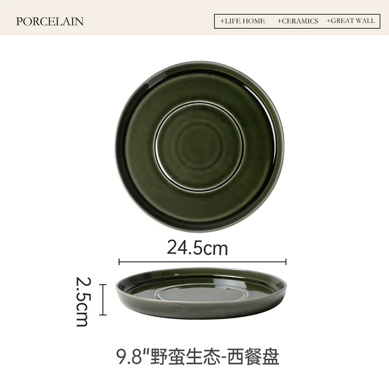 طبق ستيك من البورسلين tableware view 9