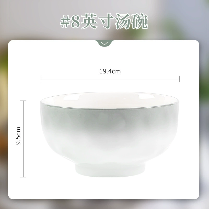 Bol en porcelaine tableware view 10