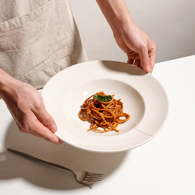 도자기 파스타 접시 tableware view 2