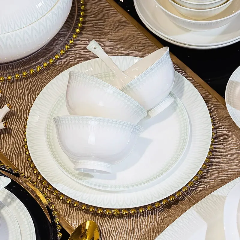 Миска из костяного фарфора tableware view 4
