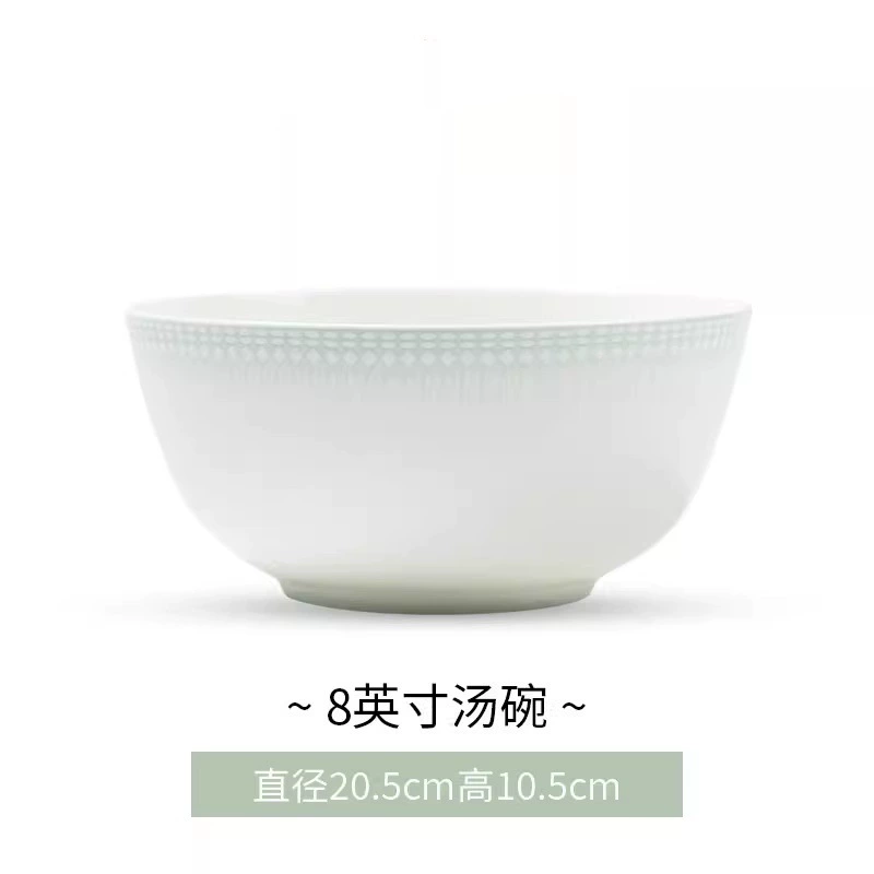 Миска из костяного фарфора tableware view 8
