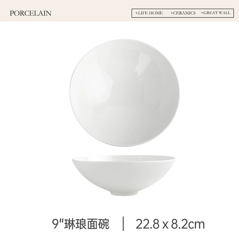 Фарфоровая миска для лапши tableware view 6