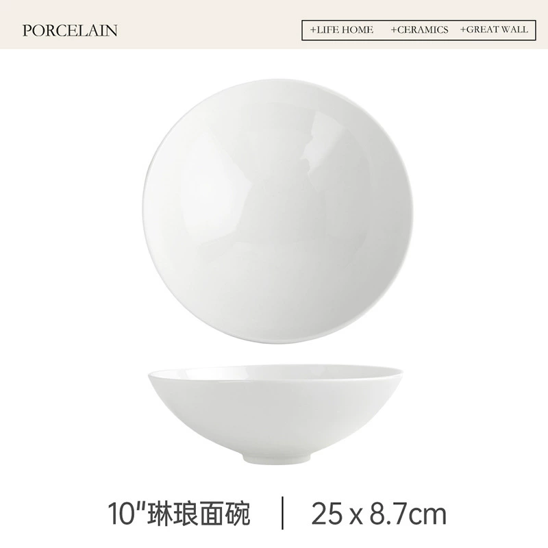 Фарфоровая миска для лапши tableware view 7