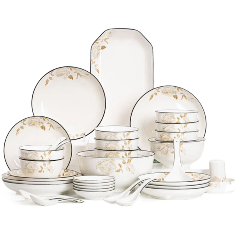 Chinese Style Porcelain Dinnerware Set tableware view 5