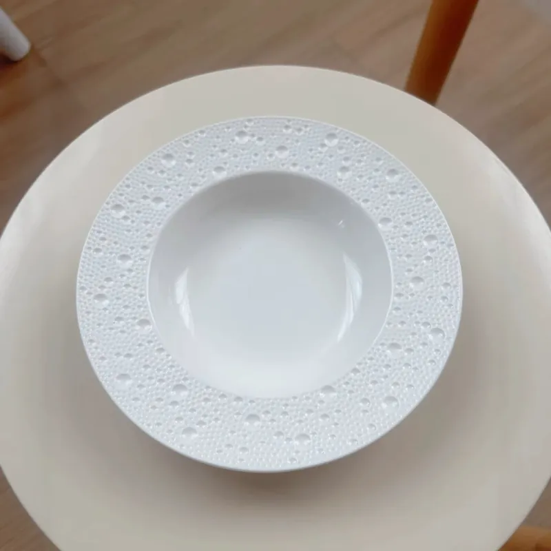 Современная фарфоровая обеденная тарелка tableware view 5