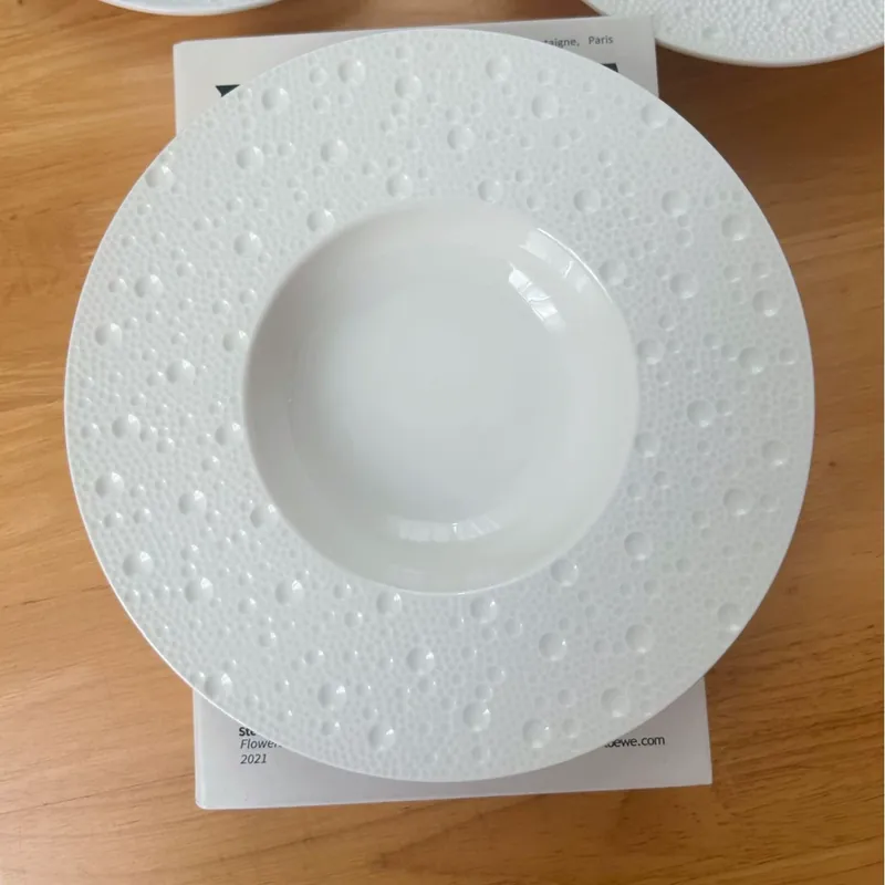 Современная фарфоровая обеденная тарелка tableware view 8