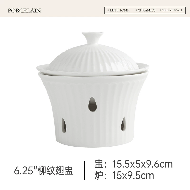 Porcelain Warming Bowl tableware view 6