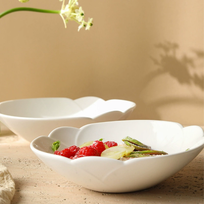 Floral Edge Porcelain Salad Plate