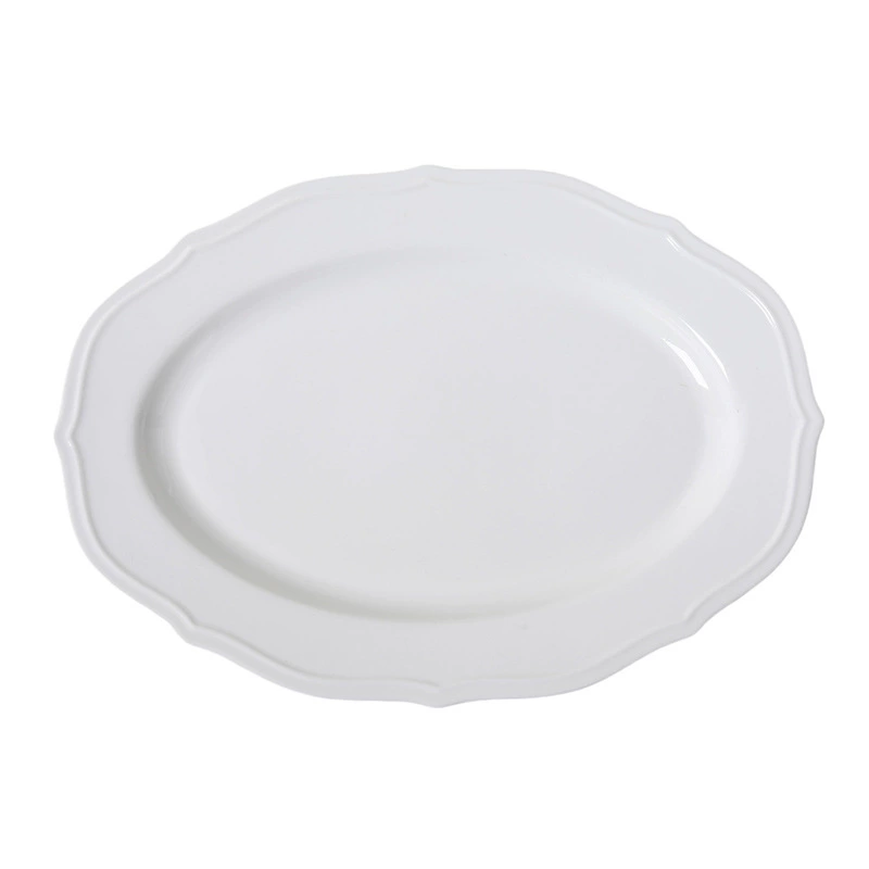 Assiette à poisson en porcelaine gaufrée tableware view 5