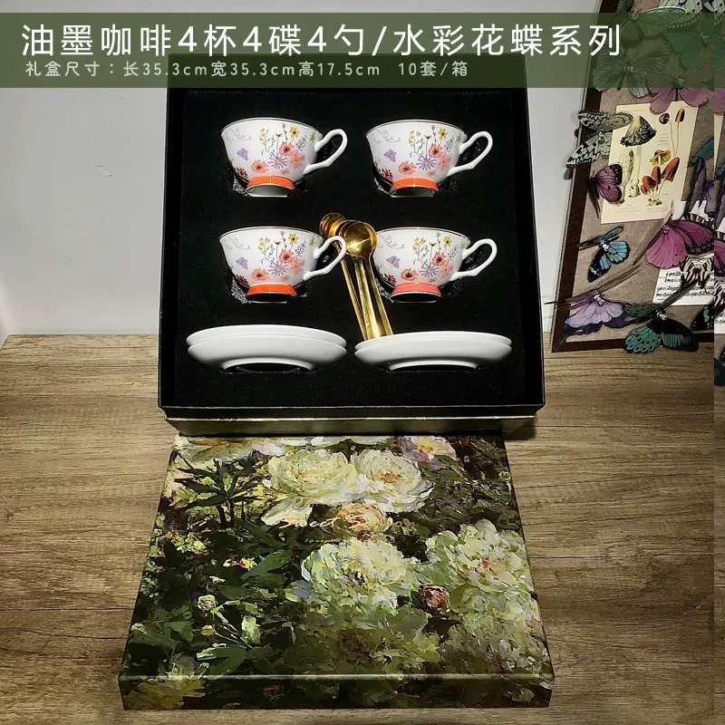 Coffret cadeau de tasse à café en céramique tableware view 6