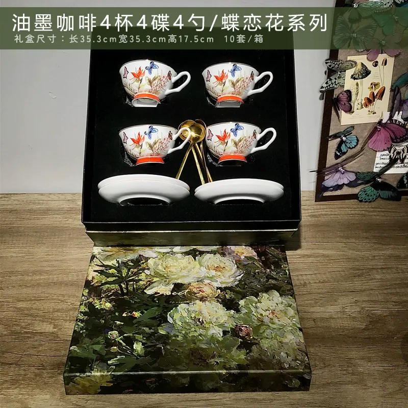 Coffret cadeau de tasse à café en céramique tableware view 7
