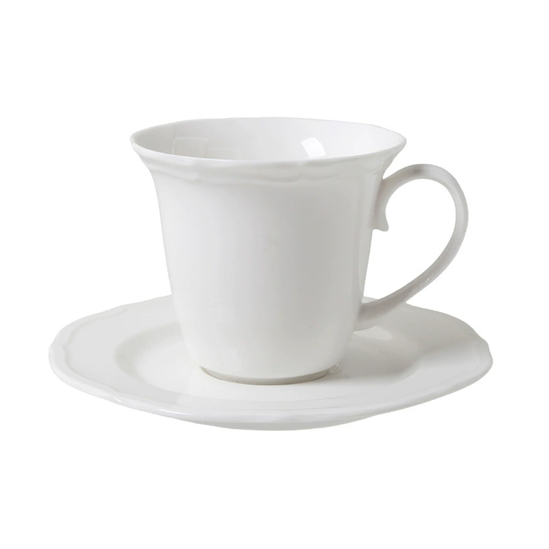 Porcelain Coffee Cup and Saucer Set tableware view 5