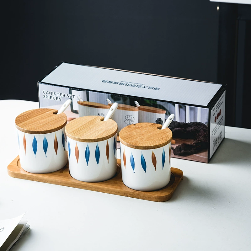 Ceramic Spice Jar Set
